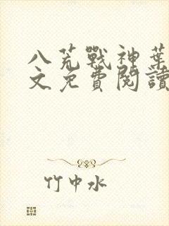 八荒战神叶峰全文免费阅读