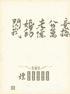 闪婚老公竟然是我的亿万总裁小说