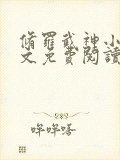 修罗武神小说全文免费阅读无弹窗