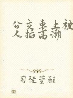 公交车上被陌生人插高潮