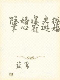 隐婚曝光总裁的掌心宠逃婚了贺聿舟姜棠哪