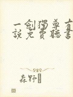 一剑独尊有声小说免费听书