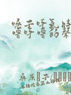 嗓子呼气时有呼噜呼噜的声音