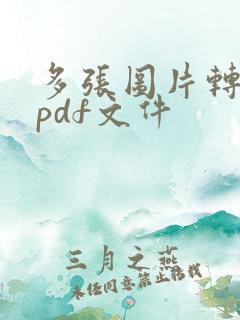 多张图片转换成pdf文件