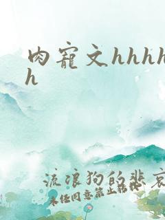肉宠文hhhhh