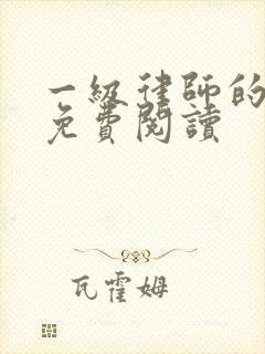 一级律师的小说免费阅读