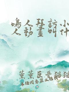 鸣人拜访小樱同人动画叫什么