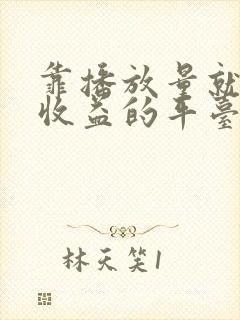 靠播放量就能有收益的平台