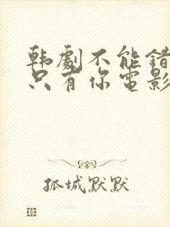 韩剧不能错过的只有你电影完整版