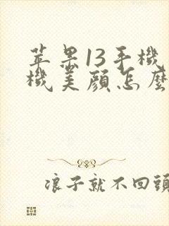 苹果13手机相机美颜怎么开