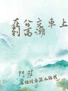 在公交车上被弄到高潮