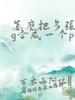 怎么把多张png合成一个pdf
