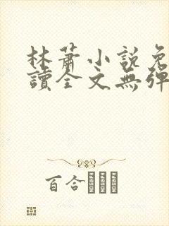 林萧小说免费阅读全文无弹窗