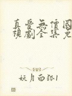 真爱无价国语电视剧全集免费观看