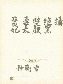 医毒双绝摄政王妃太腹黑
