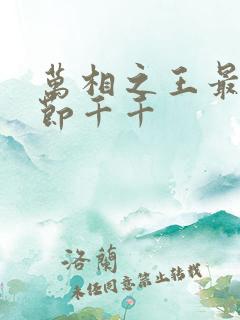 万相之王最新章节千千