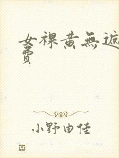 女裸黄无遮挡免费