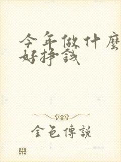 今年做什么生意好挣钱
