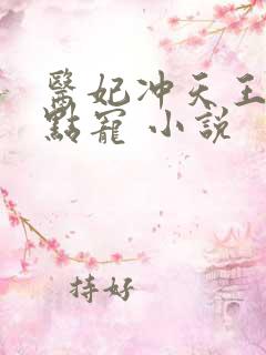 医妃冲天王爷轻点宠 小说