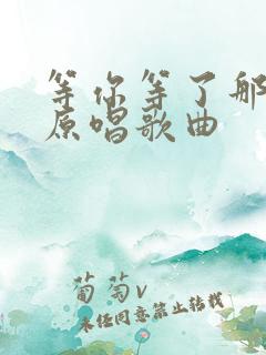 等你等了那么久原唱歌曲