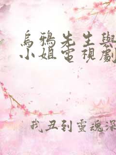 乌鸦先生与蜥蜴小姐电视剧免费观看完整版