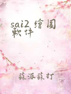 sai2 绘图软件