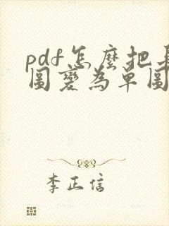 pdf怎么把长图变为单图
