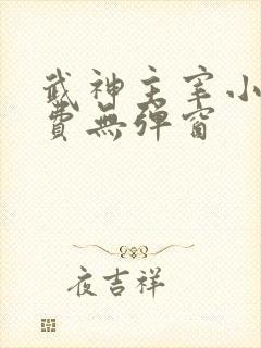 武神主宰小说免费无弹窗