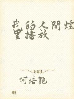 我的人间烟火哪里播放