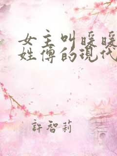 女主叫暖暖男主姓傅的现代小说