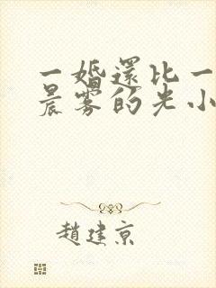 一婚还比一婚高晨雾的光小说