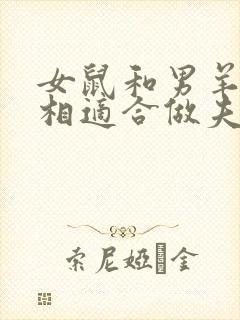 女鼠和男羊的属相适合做夫妻吗