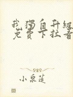 我独自升级漫画免费下拉看