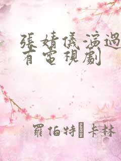 张婧仪演过的所有电视剧