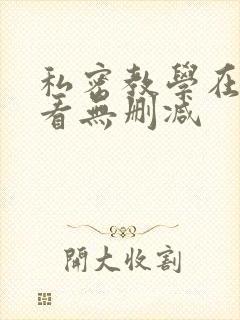 私密教学在线观看无删减