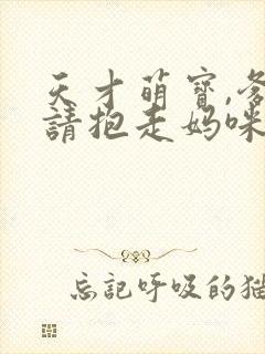 天才萌宝,爹地请抱走妈咪