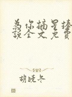为你摘星捧月小说全文免费阅读