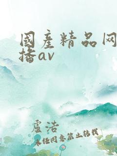 国产精品网红主播av