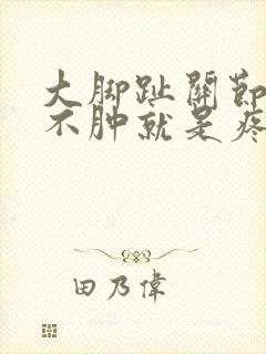 大脚趾关节不红不肿就是疼