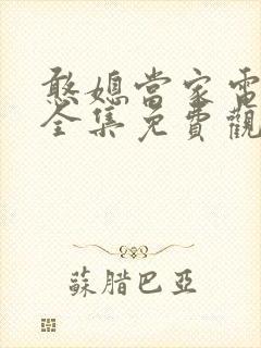 憨媳当家电视剧全集免费观看