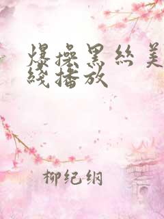 爆操黑丝美女在线播放