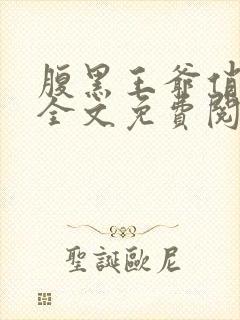 腹黑王爷俏王妃全文免费阅读