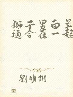 狮子男白羊女座适合在一起吗