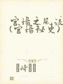 官场之风流秘史(官场秘史)