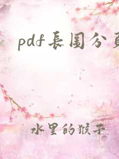 pdf长图分页