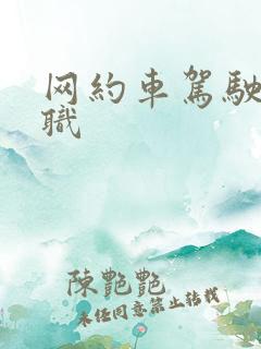 网约车驾驶员求职