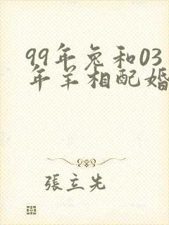 99年兔和03年羊相配婚姻如何