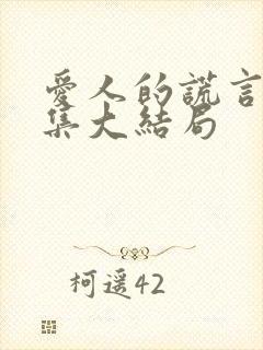 爱人的谎言多少集大结局