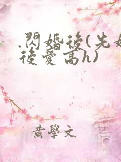 .闪婚后(先婚后爱高h)