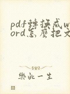 pdf转换成word怎么把文字的框去掉